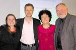 v. l. n. r.: Uta Schiel, Enrico Thiele, Dr. Rosina Sonnenschmidt, Dr. Pretzsch