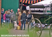 Begrüßung der Gäste