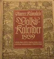 Volkskalender 1939, Quelle: Murgtalapotheke.wordpress.com